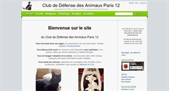 Desktop Screenshot of cda-paris12.com